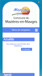 Mobile Screenshot of mazieres-en-mauges.fr